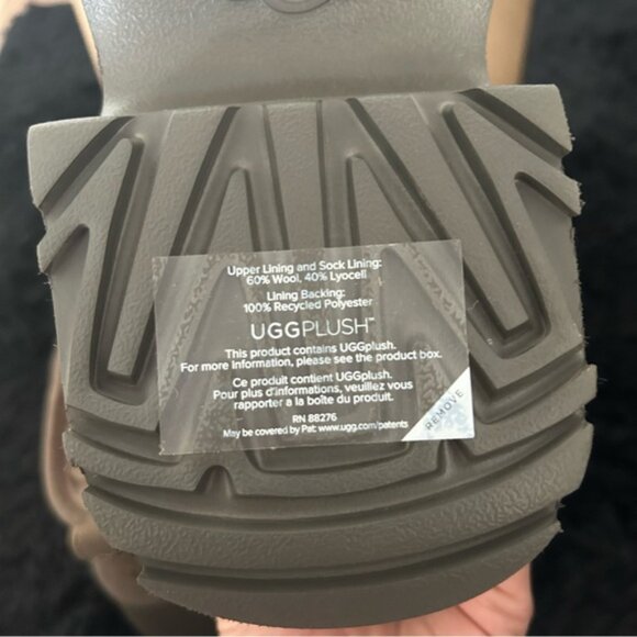 UGG suede wool platform heels ankle boots booties shoes women’s 9 new - Picture 8 of 8